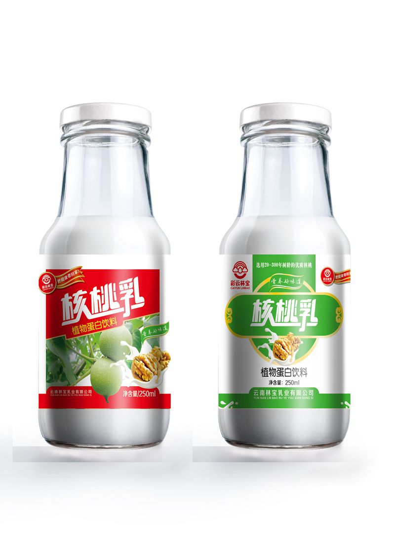 核桃乳饮料包装印刷