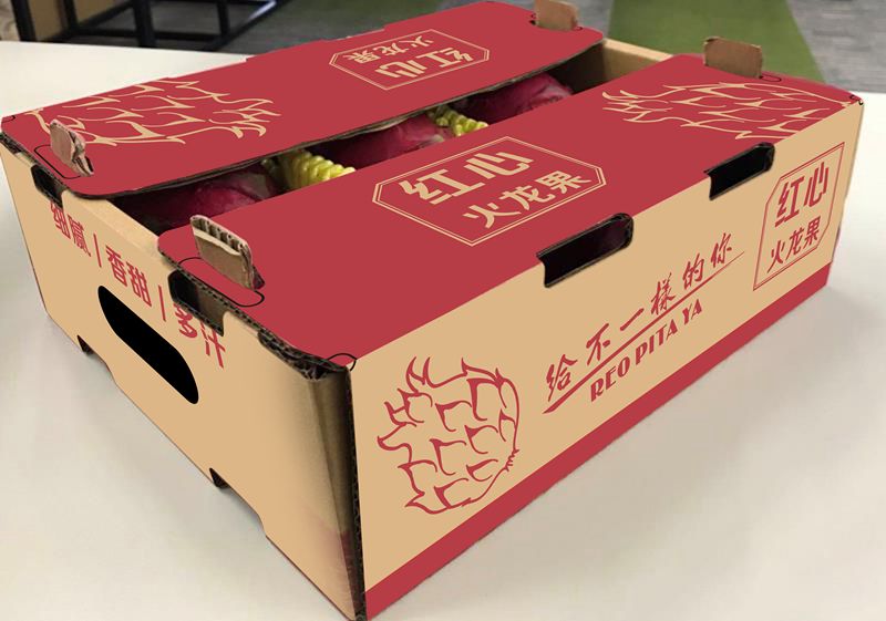 火龙果水果礼盒包装印刷